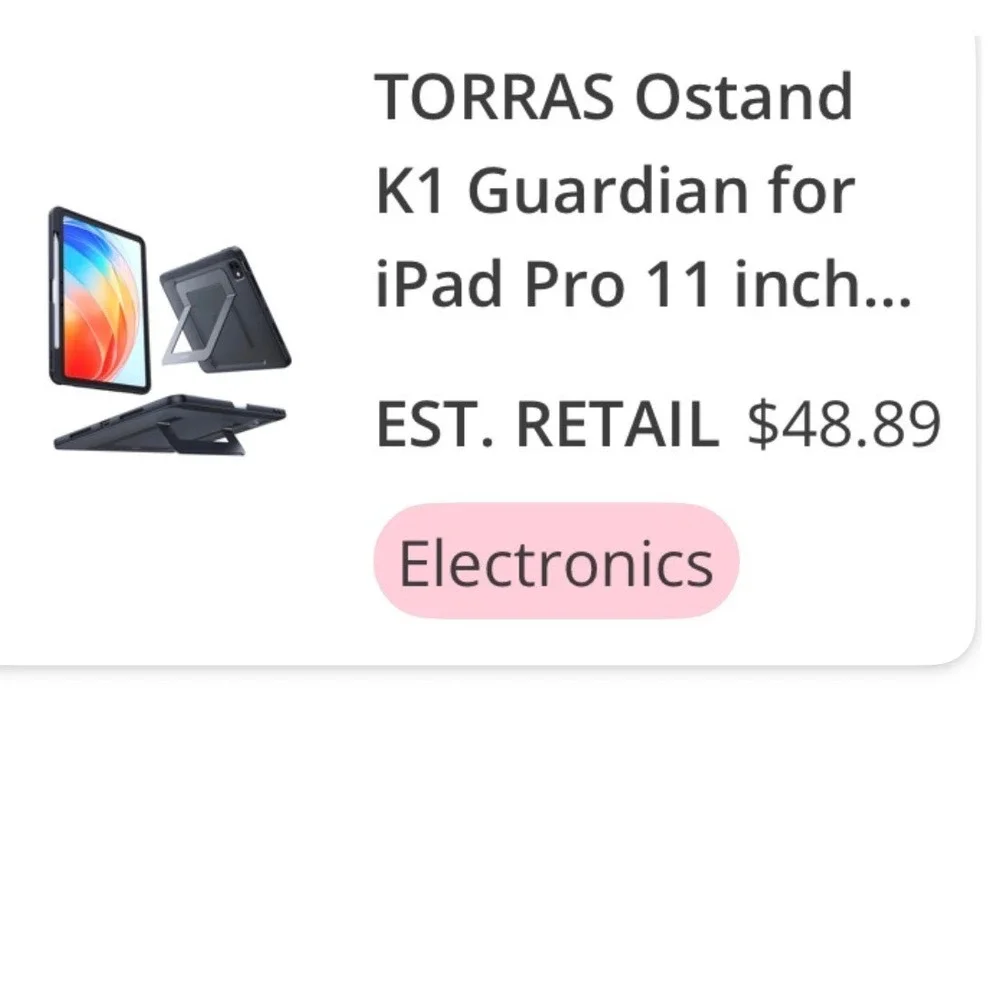 Torras Magnetic Kickstand Case for iPad Pro 11 Air 4 5 Pencil Holder‎ Black Gray